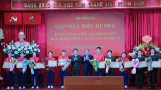 MPS honors public security coaches and athletes for outstanding achievements at 33rd SEA Games