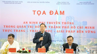 Nhiều thách thức về an ninh phi truyền thống trong quản trị đô thị TP Hồ Chí Minh