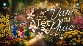 Van Phuc City bật “Mood xuân” với lễ hội hoa Tết lớn nhất năm