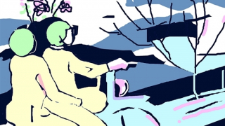 Hoa đào về trên núi