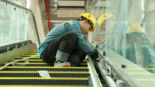 Xuyên Tết lắp đặt thiết bị tại nhà ga sân bay Long Thành