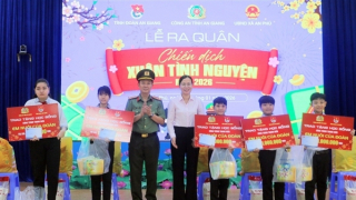 Công an tỉnh An Giang với nhiều hoạt động xã hội từ thiện dịp Tết