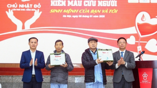 Lượng máu tiếp nhận từ "Chủ Nhật Đỏ" làm giảm khan hiếm máu trong dịp Tết