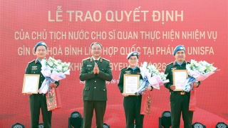Bộ Công an cử thêm các sĩ quan thực hiện nhiệm vụ tại phái bộ UNISFA