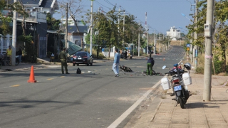 1 người chết, 3 người bị thương do điều khiển xe đạp điện tông nhau