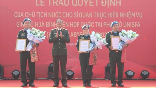 Bộ Công an cử thêm các sĩ quan thực hiện nhiệm vụ tại phái bộ UNISFA