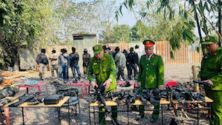 Xử lý nhóm thanh niên sử dụng 42 khẩu súng bắn đạn nhựa chơi “đánh trận giả”