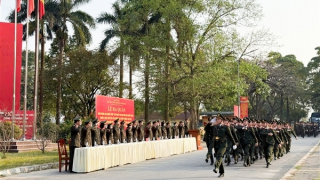 Học viện Chính trị CAND ra quân bảo đảm ANTT Đại hội XIV