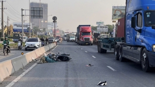 Hai thanh niên thương vong khi di chuyển xe máy vào làn ô tô