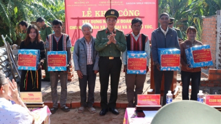 Công an tỉnh Gia Lai khởi công xây, sửa 23 căn nhà cho các hộ dân có hoàn cảnh khó khăn