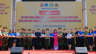 Tuổi trẻ Công an TP Hồ Chí Minh ra quân cao điểm, đảm bảo ANTT Tết Bính Ngọ 2026