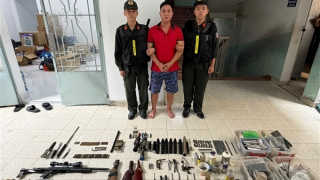 Công an TP Hồ Chí Minh xóa đường dây mua bán, tàng trữ vũ khí quân dụng "khủng"