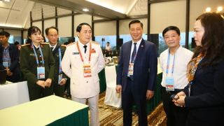 Thứ trưởng Lê Quốc Hùng kiểm tra công tác an ninh tại Trung tâm Báo chí Đại hội XIV