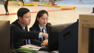 Nữ Cảnh vệ CAND góp phần bảo đảm an ninh, an toàn Đại hội XIV