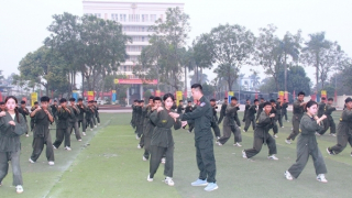 Chuyện rèn điều lệnh, luyện võ thuật của các học viên Công an