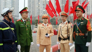 Đảm bảo an ninh trật tự, an toàn giao thông phục vụ phiên khai mạc