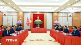 Tổng thống Liên bang Nga Vladimir Putin điện đàm với Tổng Bí thư Tô Lâm