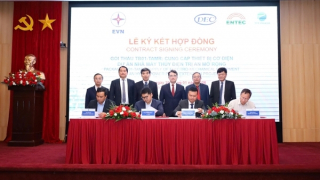 EVN ký hợp đồng Gói thầu TB01-TAMR