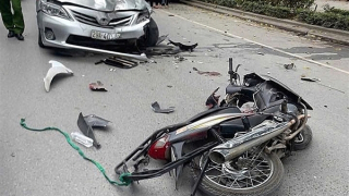 Tài xế ô tô con gây tai nạn liên hoàn ở Hà Nội