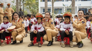 Cán bộ, chiến sĩ CSGT Thủ đô với hành trình về nguồn ý nghĩa tại Tuyên Quang