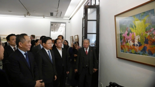 Trưng bày tác phẩm của nhiều danh họa tại triển lãm “Ngựa trong nghệ thuật tạo hình”