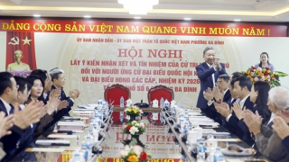 Tổng Bí thư dự Hội nghị lấy ý kiến cử tri nơi cư trú đối với người ứng cử đại biểu Quốc hội