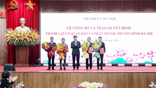 Công bố quyết định bổ nhiệm lãnh đạo Cơ quan Báo và Phát thanh Truyền hình Hà Nội
