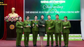 NTK - Nhà đào tạo phong thái Châu Loan ngồi “ghế nóng” Bán kết cuộc thi “Shine in Uniform”