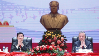 Tổng Bí thư Tô Lâm thông báo kết quả Đại hội XIV Đảng Cộng sản Việt Nam tại Lào