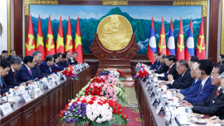 Tổng Bí thư Tô Lâm hội đàm với Tổng Bí thư, Chủ tịch nước Lào Thonglun Sisoulith