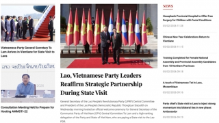 Truyền thông Lào nhấn mạnh dấu ấn chuyến thăm của Tổng Bí thư Tô Lâm