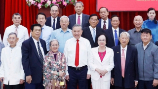 Tổng Bí thư Tô Lâm gặp mặt các nguyên Ủy viên TW Đảng khu vực phía Nam