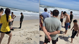 Cán bộ Công an dũng cảm cứu hai cháu nhỏ bị đuối nước