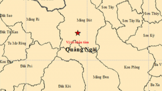 Rạng sáng mùng 5 Tết, xảy ra 6 trận động đất ở Quảng Ngãi