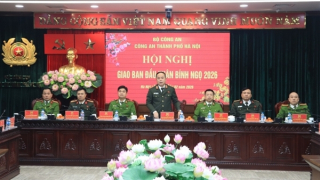 Công an TP Hà Nội đảm bảo tuyệt đối an ninh, an toàn dịp Tết Nguyên đán Bính Ngọ 2026