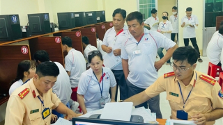 Công an Cà Mau tổ chức 12 kỳ sát hạch giấy phép lái xe sau Tết