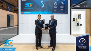 VinaPhone xác lập vị thế "Mạng 5G tốt nhất Đông Nam Á" tại Mobile World Congress 2026