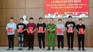 Công an tỉnh Tây Ninh bảo đảm chất lượng chiến sĩ mới