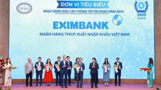 Eximbank được vinh danh là tổ chức tín dụng tiêu biểu trong hoạt động thông tin tín dụng năm 2025