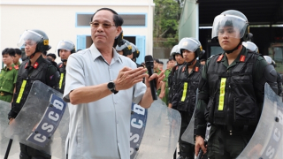 Phó Chủ tịch Quốc hội kiểm tra công tác bảo vệ bầu cử tại Công an TP Cần Thơ