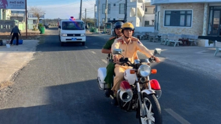 Công an Đặc khu Phú Quý đảm an ninh trật tự cho Ngày hội non sông