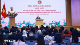 Thủ tướng đề xuất tổ chức giải thưởng "Phụ nữ tài năng, sáng tạo và cống hiến”