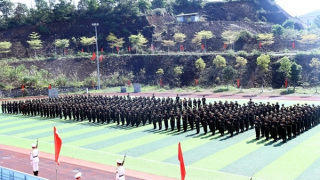 465 chiến sĩ nghĩa vụ Cảnh vệ bắt đầu hành trình rèn luyện