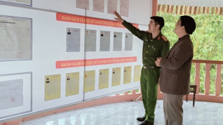 Công an xã biên giới đảm bảo an ninh an toàn bầu cử vừa phối hợp đánh án liên tỉnh