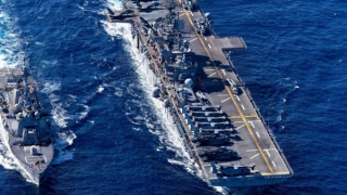 Mỹ điều thêm binh sĩ, tàu đổ bộ cỡ lớn tới áp sát Iran