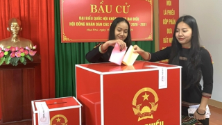 Đồng bào các dân tộc ở Tây Nguyên hân hoan đi bầu cử