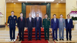 Tổng Bí thư tiếp các Bộ trưởng Trung Quốc nhân dịp Đối thoại chiến lược 3+3