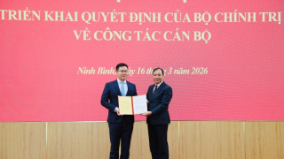 Đồng chí Trần Đăng Quỳnh được điều động giữ chức Phó Bí thư Tỉnh ủy Ninh Bình