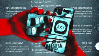 Chiến dịch đột kích “Đế chế tin nhắn mã hóa”