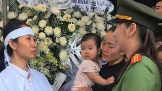 Nghẹn ngào tiếc thương người cán bộ Công an xã Diễn Lâm dũng cảm hy sinh